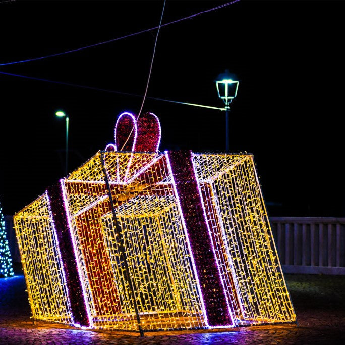 Giant LED Gift Box