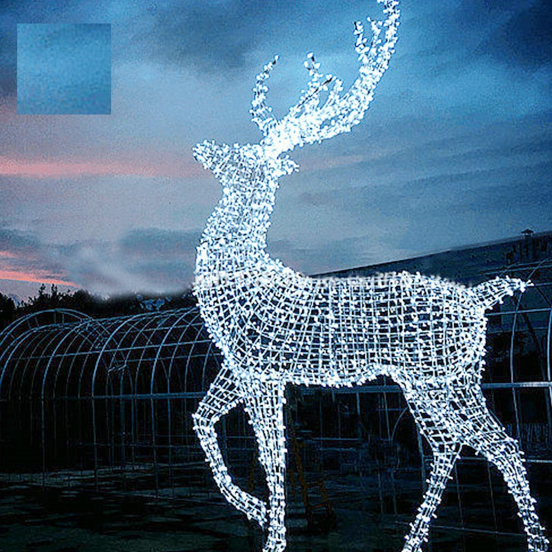 Giant Pre-Lit Reindeer - Cool White