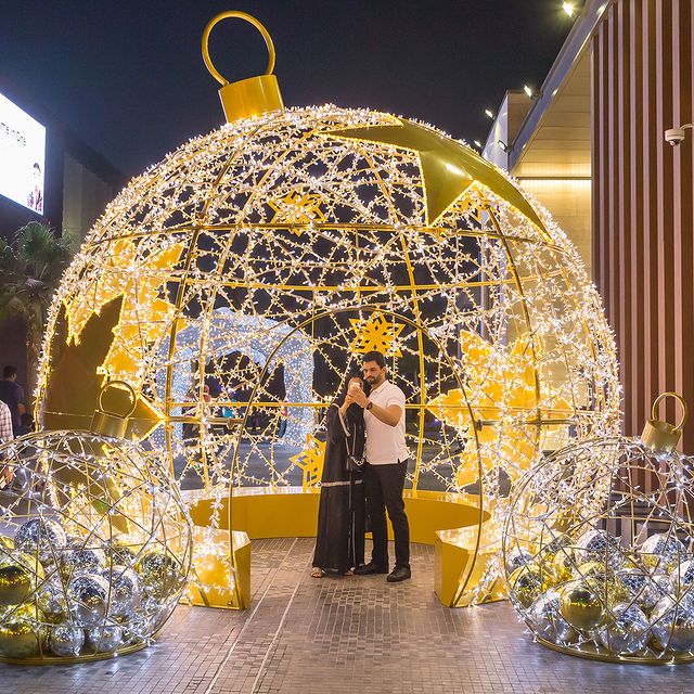 Giant Pre-Lit LED Walk-In Ornament