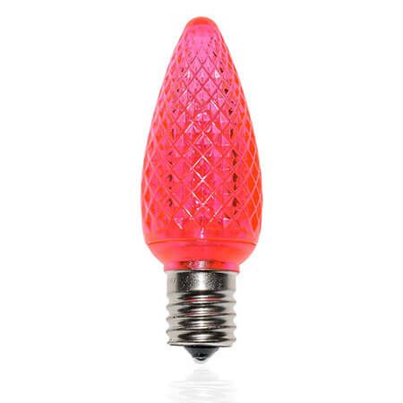 C9 Bulb Minleon V2 Faceted SMD PINK (CASE PACK: QTY 500)
