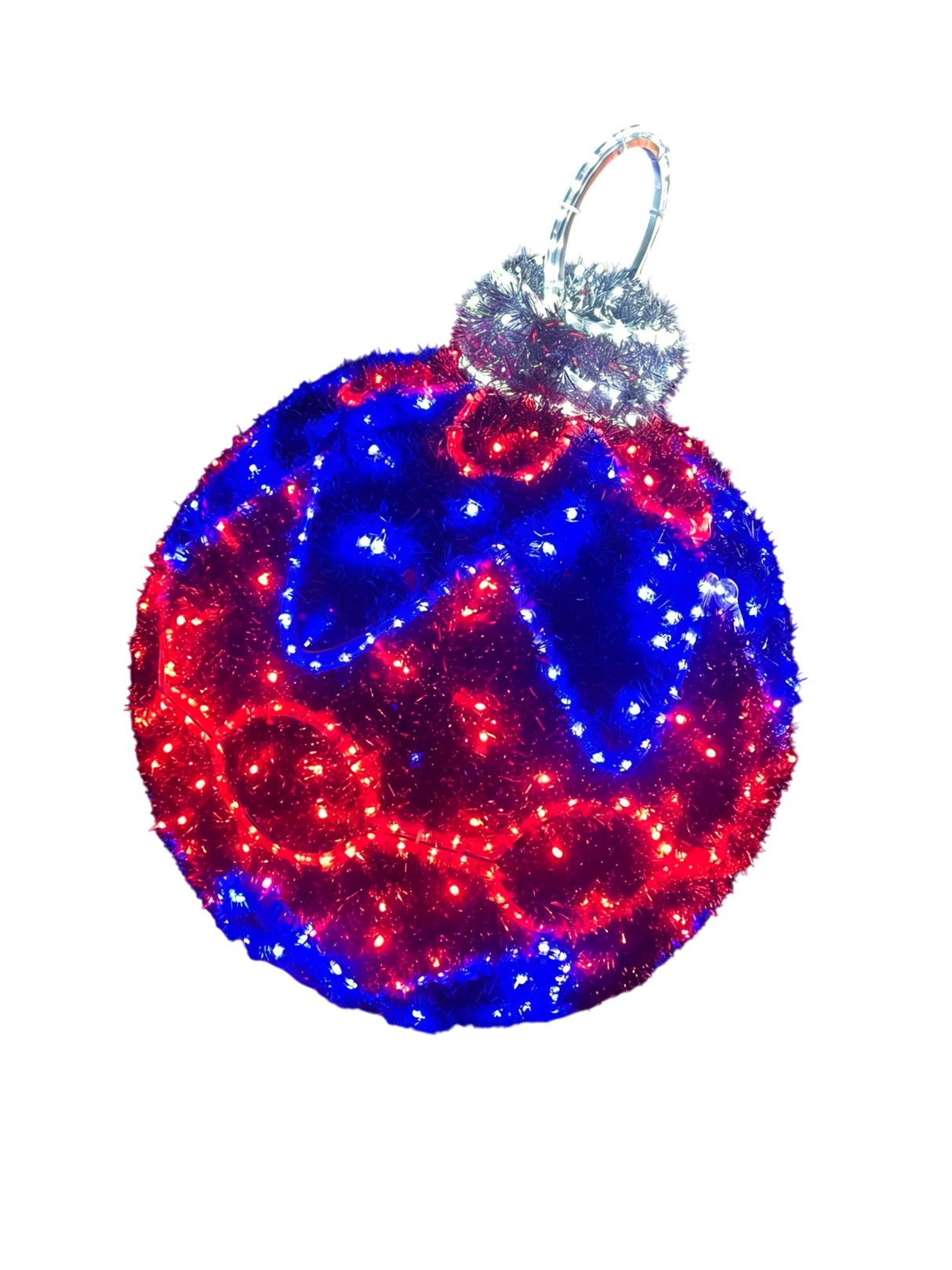 Giant Pre-Lit LED Brilliant Ornaments (3)