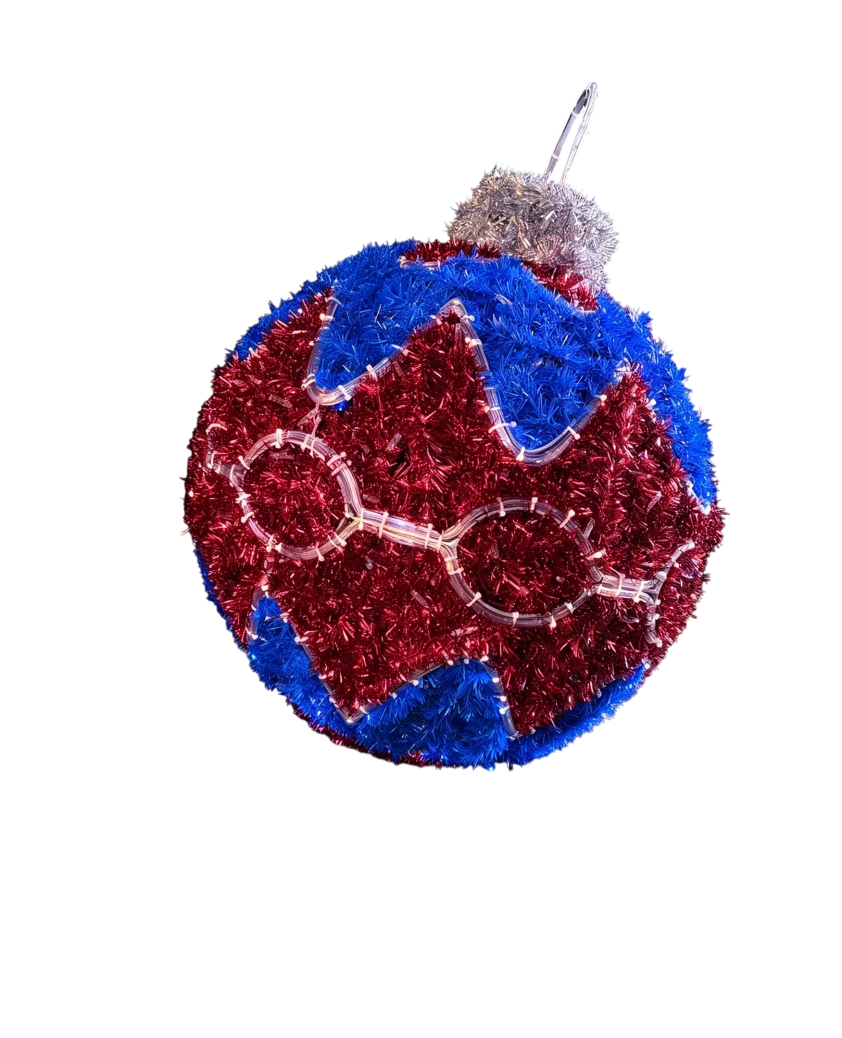 Giant Pre-Lit LED Brilliant Ornaments (3)