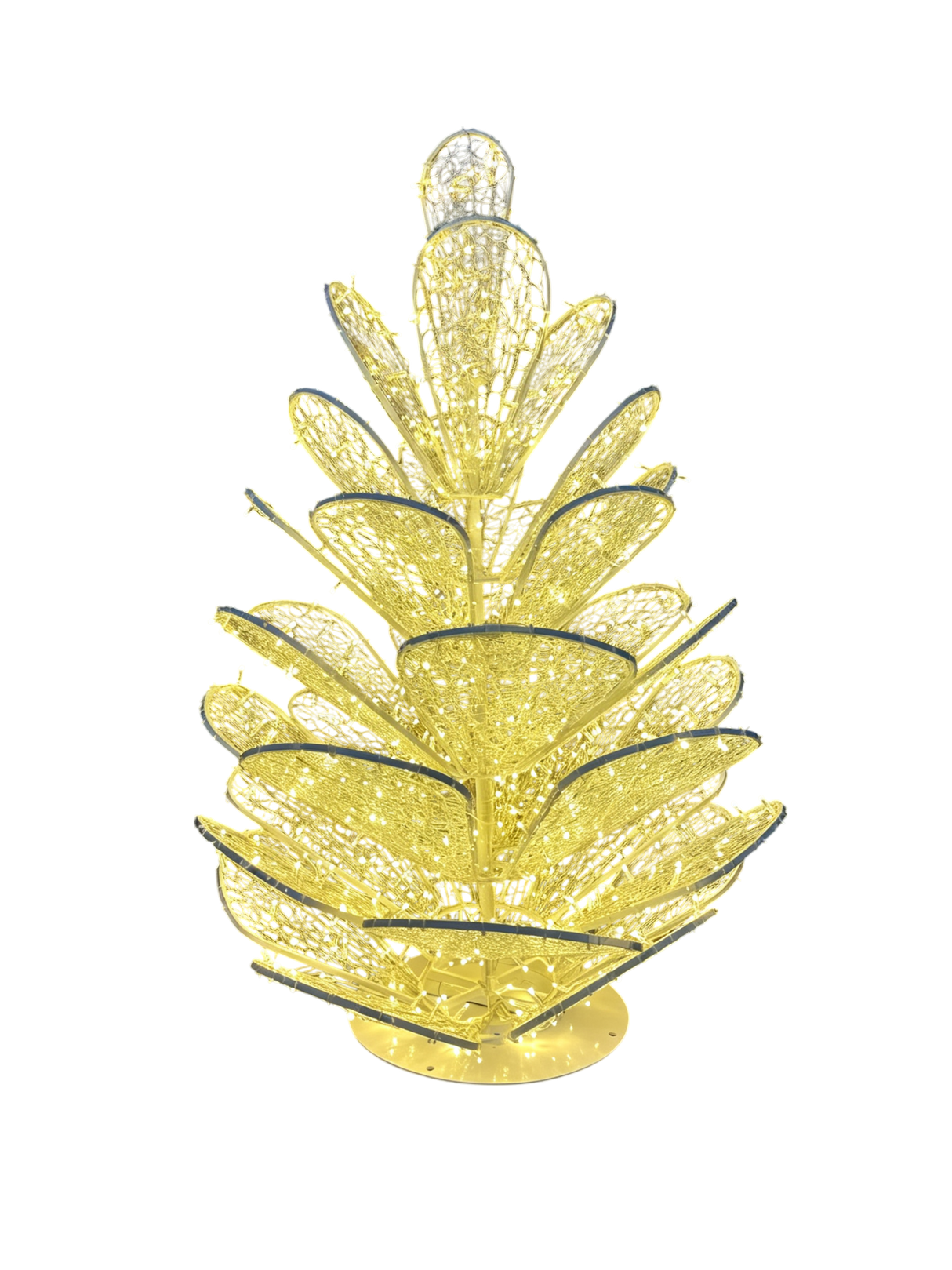 Giant Pre-Lit LED Illuminated Pinecone