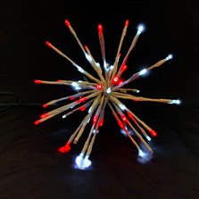 16" LED Spritzer (PURE WHITE & RED) – Christmas Light Company