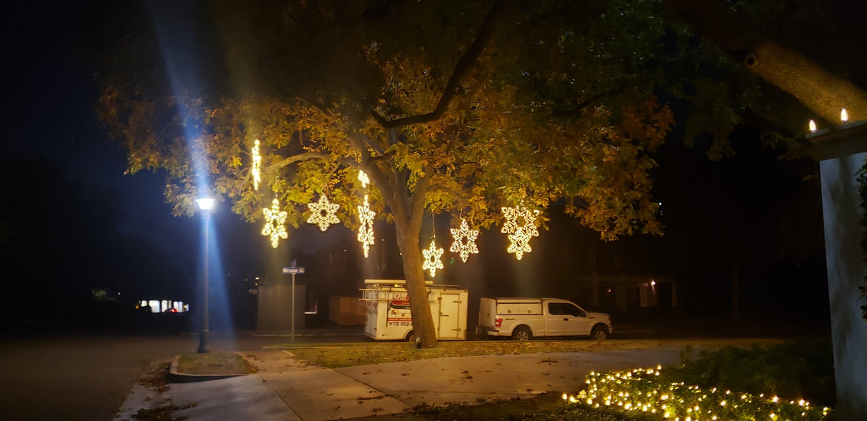 Certified Giant LED Snowflake
