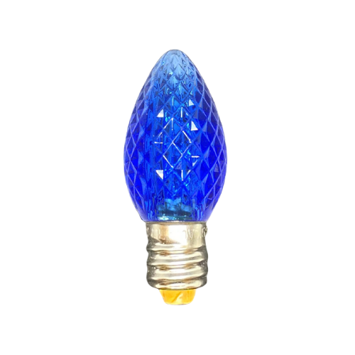 C7 Bulb Minleon V2 Faceted SMD BLUE (CASE PACK: QTY 1000)