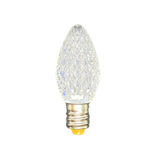 C7 Bulb Minleon V2 Faceted SMD COOL WHITE (CASE PACK: QTY 1000)