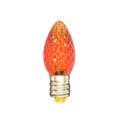 C7 Bulb Minleon V2 Faceted SMD ORANGE (CASE PACK: QTY 1000)