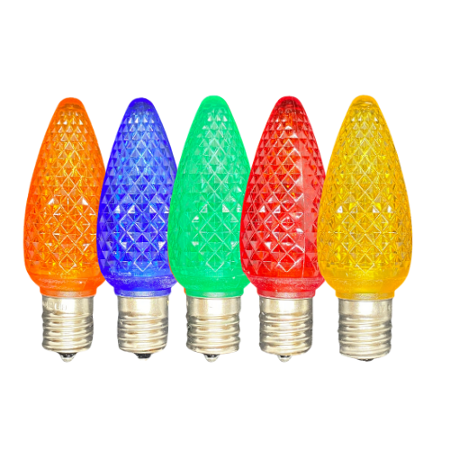 C9 Bulb Minleon V2 Faceted SMD MULTI COLOR (CASE PACK: QTY 500)
