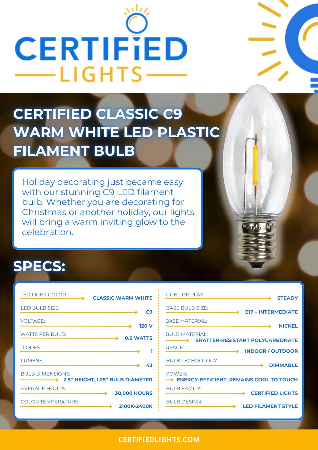 Sample Pack: Certified Lights C9