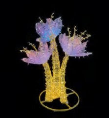 Giant Pre-Lit LED Elegant Flowers