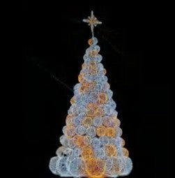 Giant Pre-Lit LED Multi Orb Tree