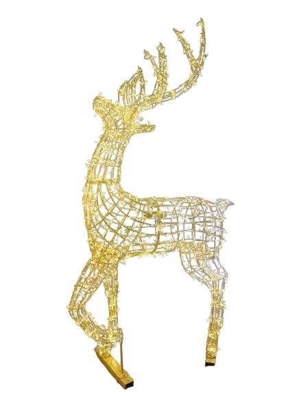Giant Pre-Lit LED Reindeer