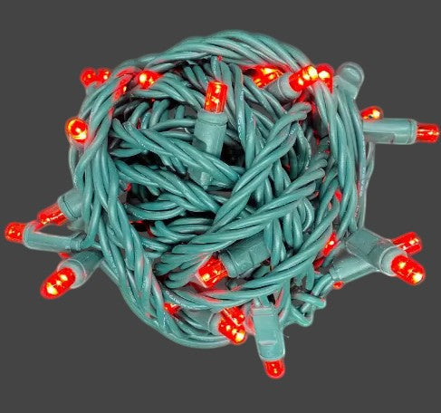5MM LED Mini Lights – Standard Male/Female Plug – 4" Spacing