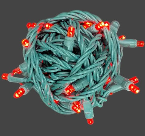 5MM LED Mini Lights – Standard Male/Female Plug – 4" Spacing