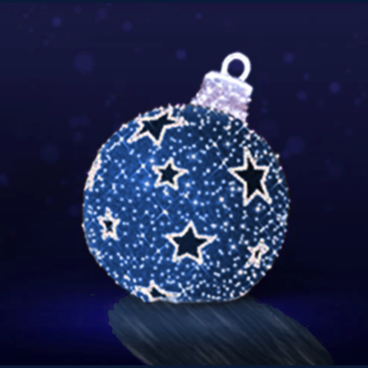 Giant Pre-Lit LED Star Ornament