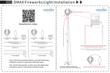 Giant Pre-Lit LED Fireworks RGB