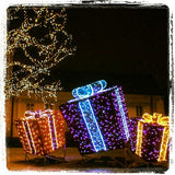 3' Pre-Lit LED Gift Boxes