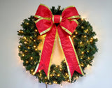 Red & Gold Premium Nylon Bow