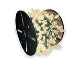C9 Bulbed Sockets with Magnet Clips: 250’ 15” Spacing C9 Spool with Pre-Bulbed C9s and Magnet Clips, SPT-1 Green Wire