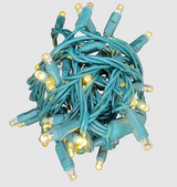 50L 5MM LED Twinkle Mini Lights 4" Spacing - Male & Female Adapter