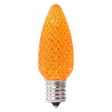 C9 LED Bulb - Transparent - Faceted
