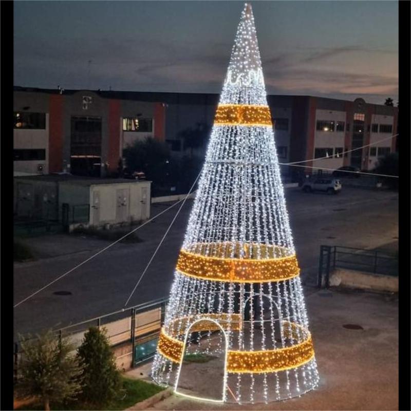 Giant Pre-Lit LED Walk-Through Tree