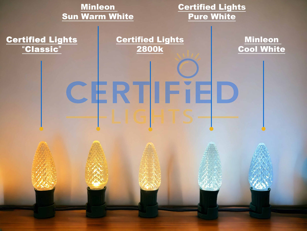 Certified C9 LED Faceted SMD Bulbs