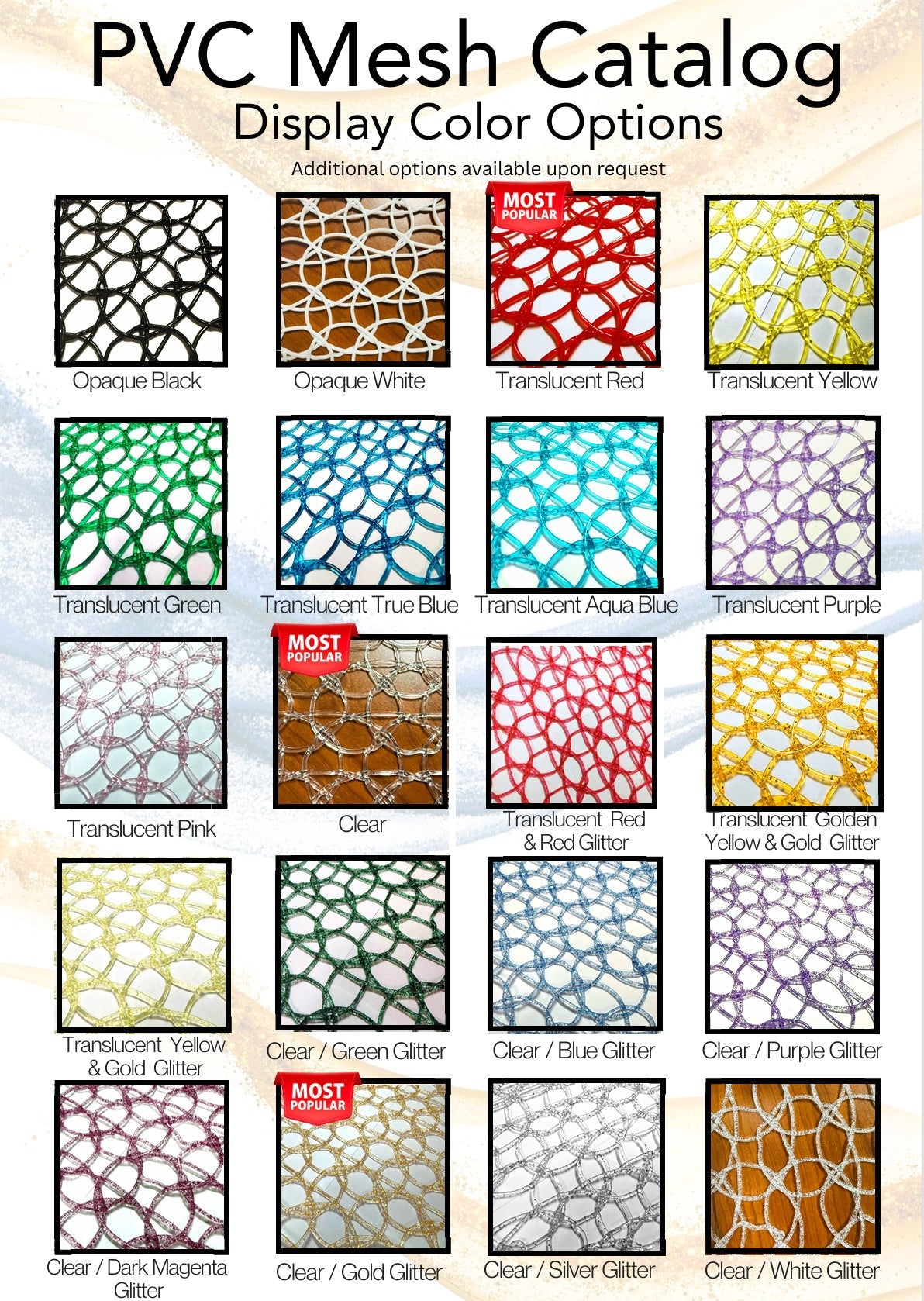 Display PVC Mesh Replacement Roll