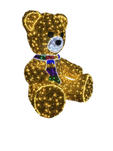 Giant LED Pre-Lit Teddy Bear