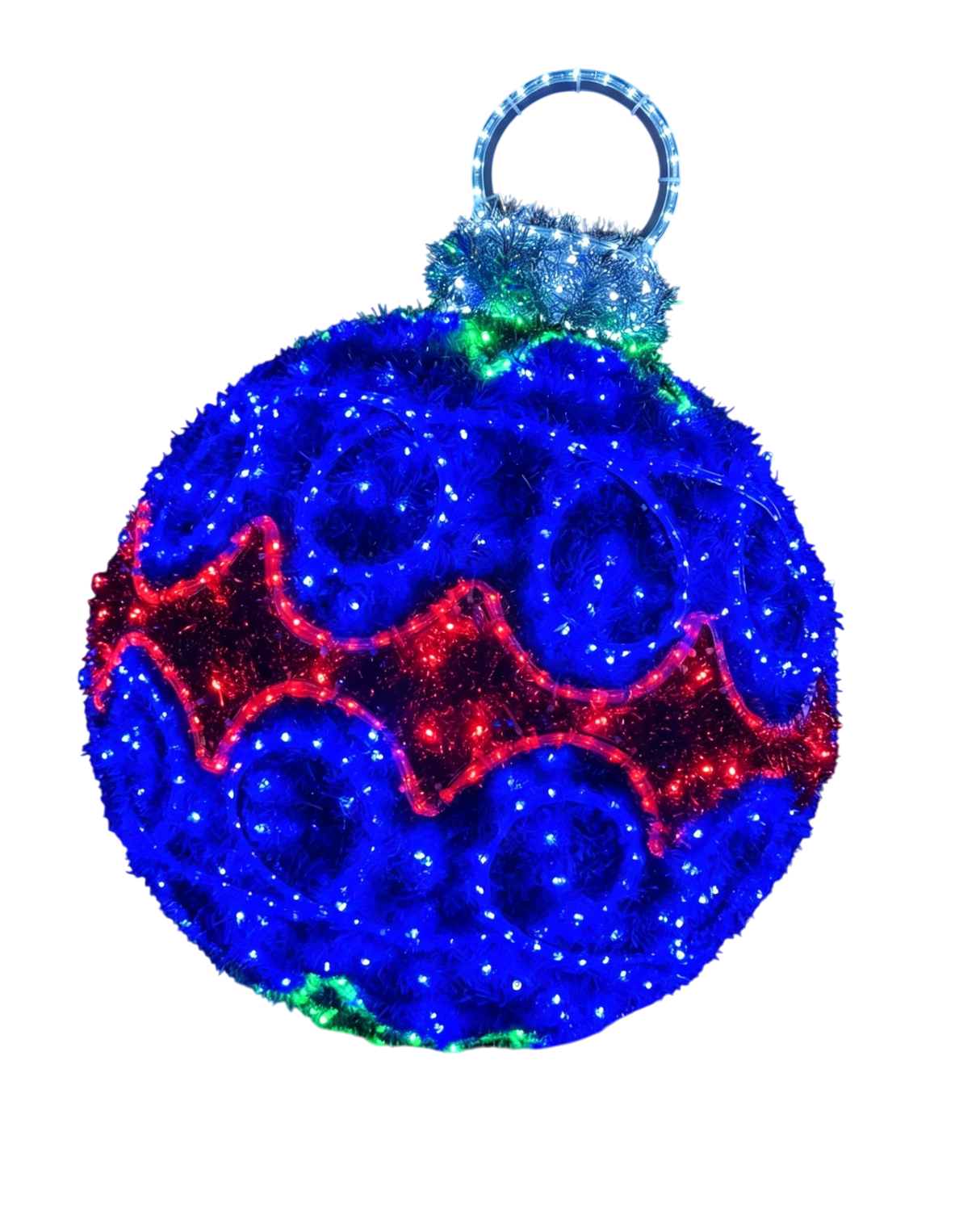 Giant Pre-Lit LED Brilliant Ornaments (3)
