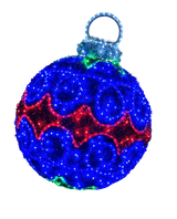 Giant Pre-Lit LED Brilliant Ornaments (3)