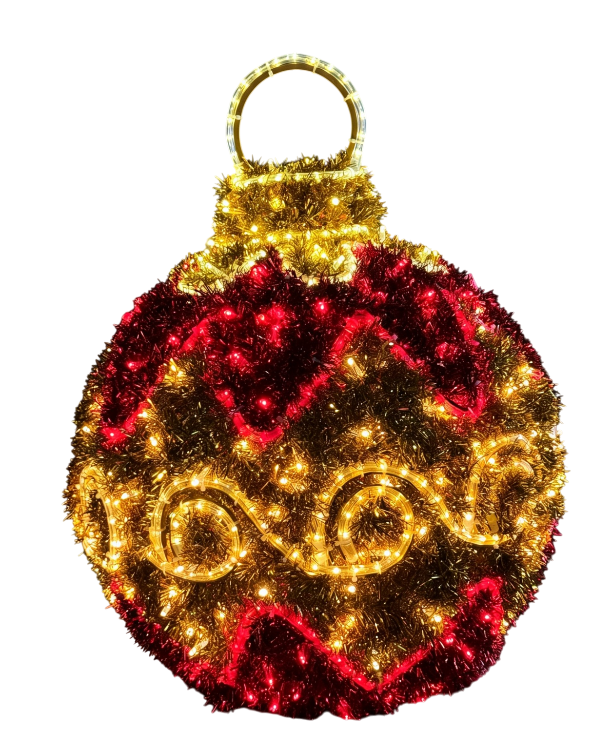 Giant Pre-Lit LED Brilliant Ornaments (3)