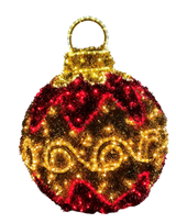 Giant Pre-Lit LED Brilliant Ornaments (3)
