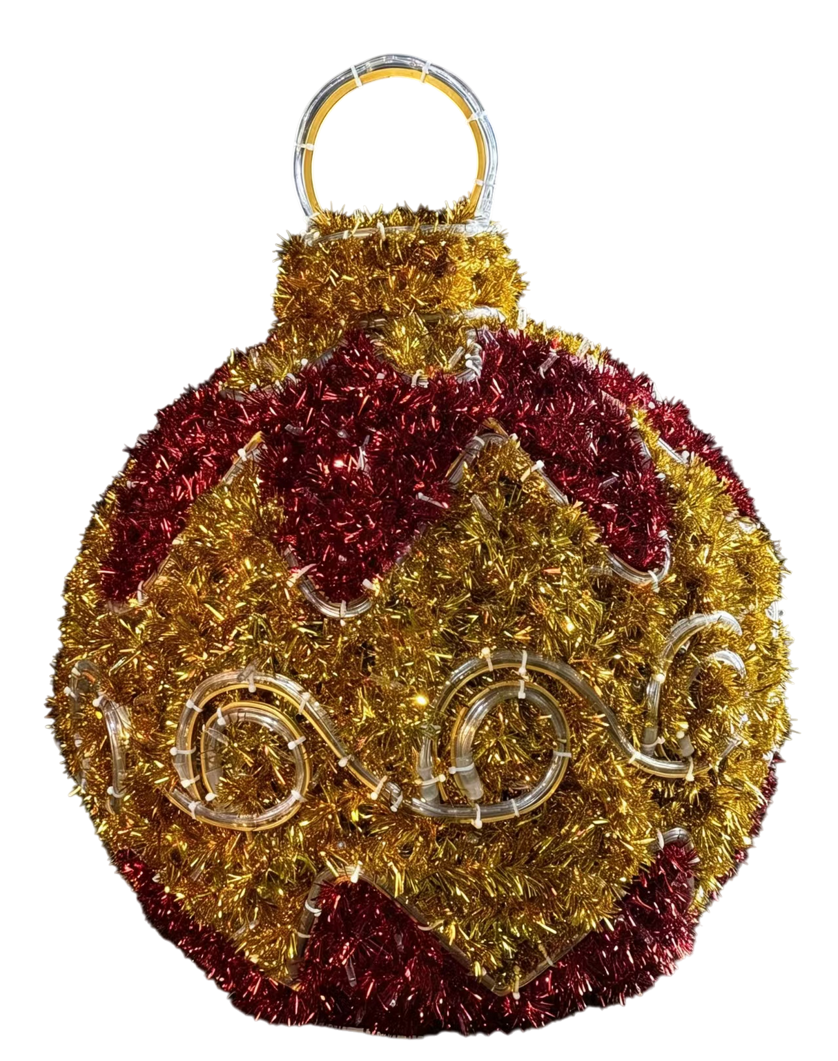 Giant Pre-Lit LED Brilliant Ornaments (3)
