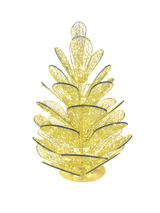 Giant Pre-Lit LED Illuminated Pinecone