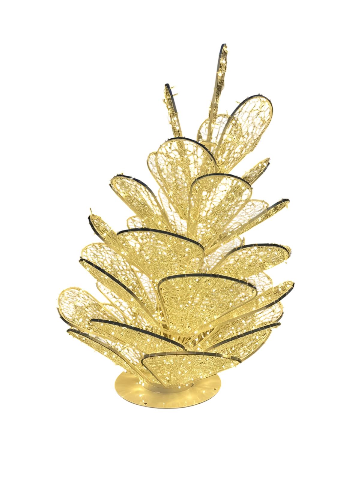 Giant Pre-Lit LED Illuminated Pinecone