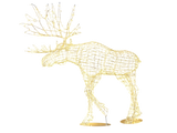 Giant Pre-Lit LED Moose - Warm White (Set of 3)