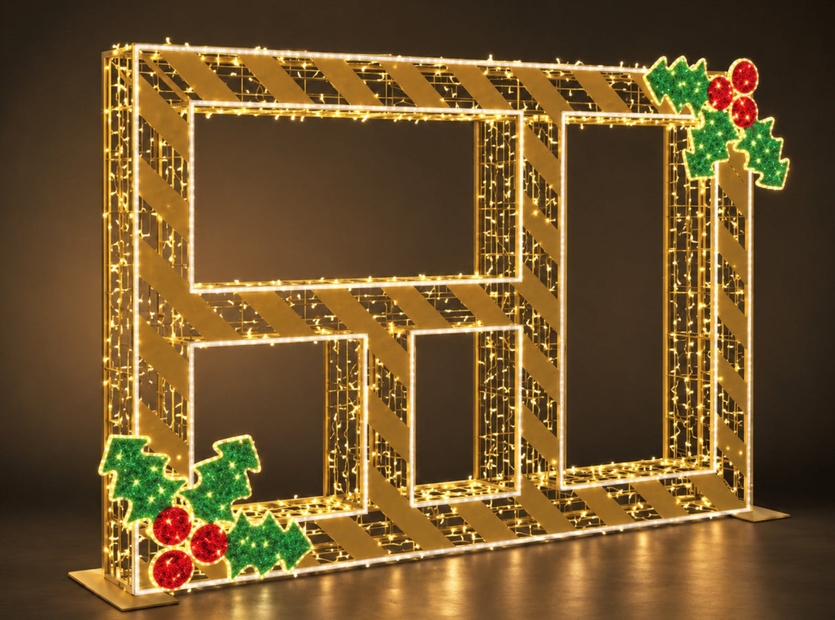 Giant Pre-Lit LED Multi Frame Photo Prop