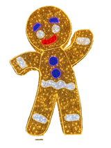 Giant Pre-Lit LED Posing Gingerbread Man