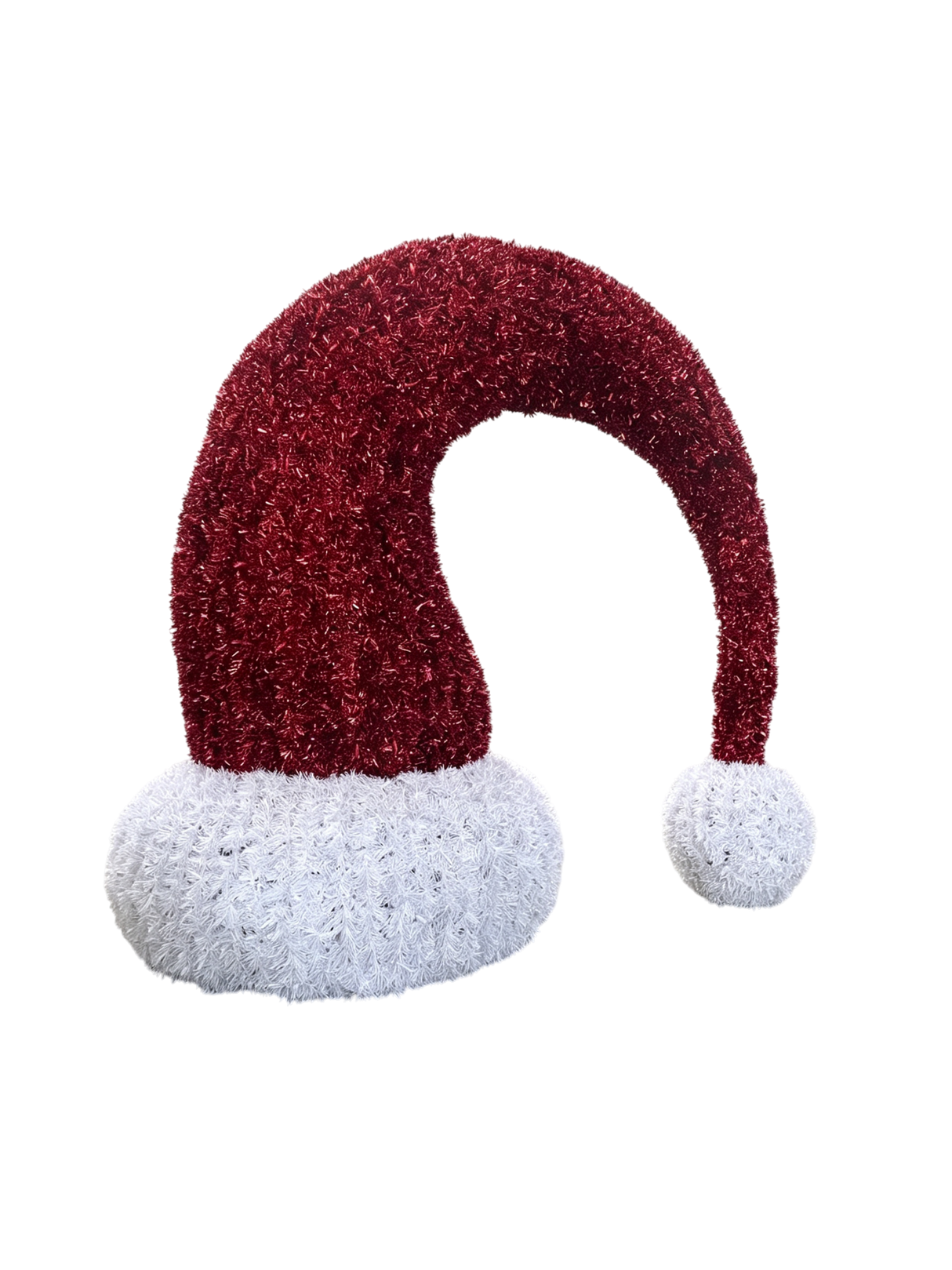 Giant Pre-Lit LED Santa Hat