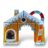 Giant Pre-Lit LED Walk-Through Gingerbread House
