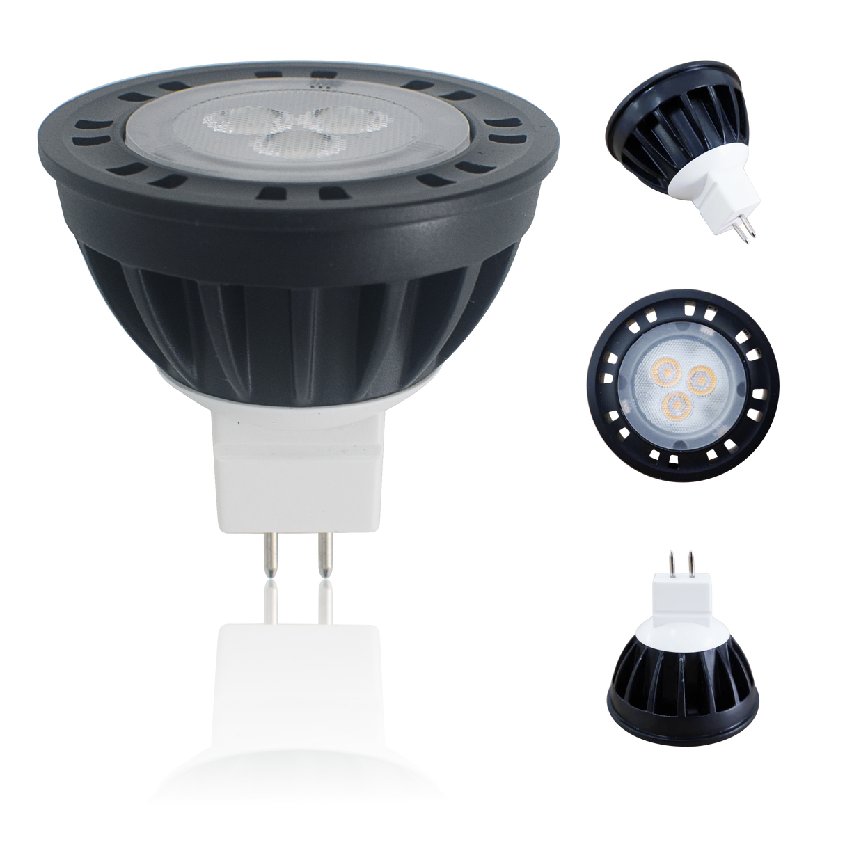 LED Landscape Spotlight Kit - 6 Spotlight Set w/ Low Voltage Transformer