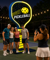 Giant Pre-Lit LED Pickleball Paddle Display