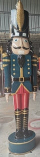Giant Fiberglass Christmas Soldier