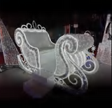 Giant Pre-Lit LED Sleigh