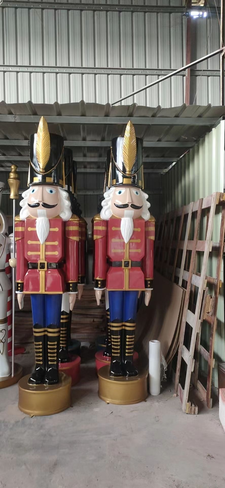 Giant Fiberglass Christmas Soldier