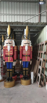 Giant Fiberglass Christmas Soldier