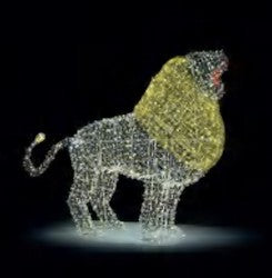 Giant Pre-Lit LED Lion