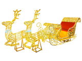 Giant Pre-Lit LED Santa’s Sleigh